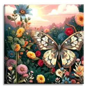 Butterfly in the Garden