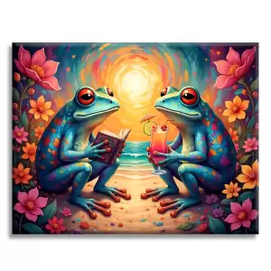 Frog Friends Beach Day